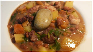 A pedra da Sopa da Pedra